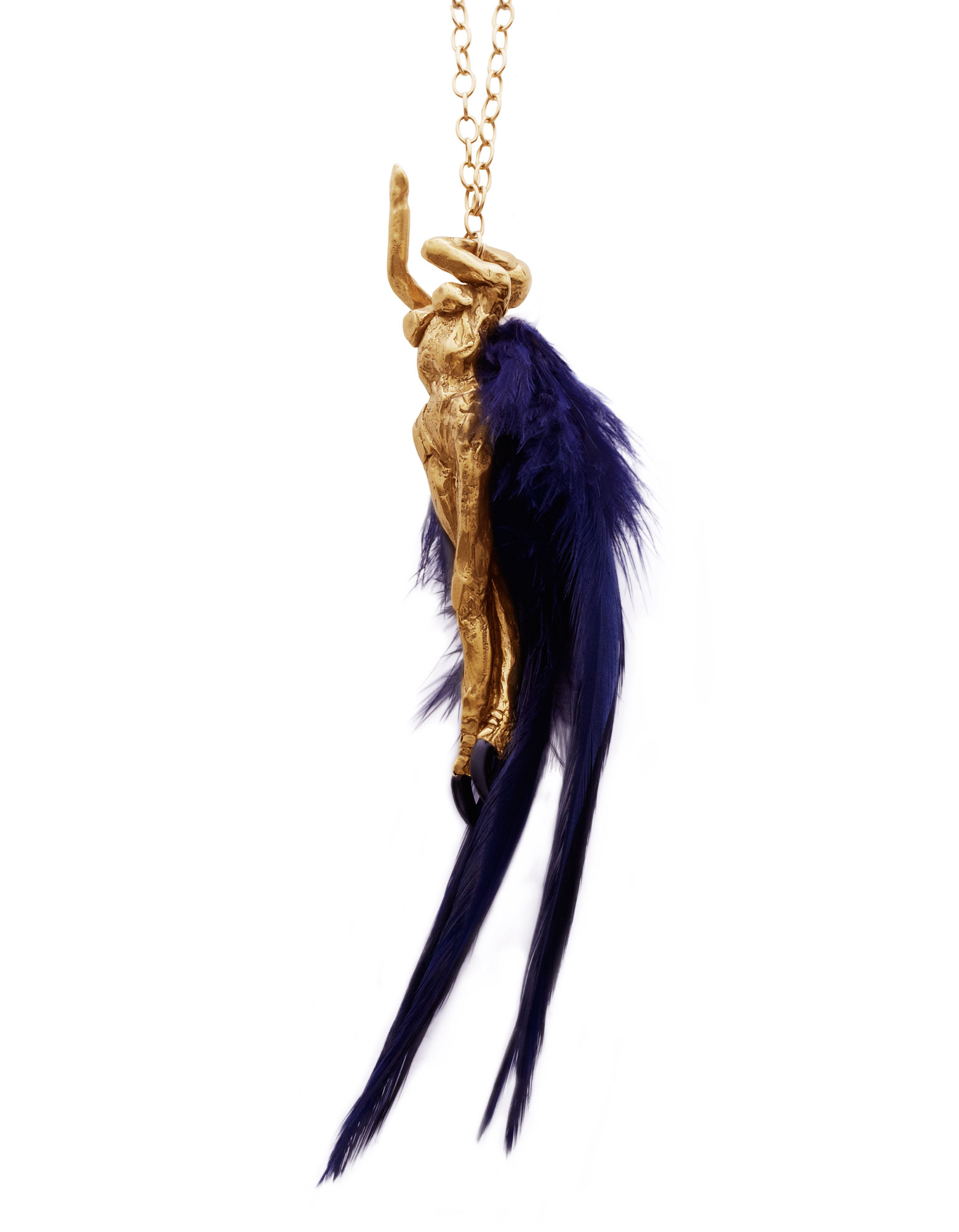 Black Swan Necklace Jewellery by Yunus and Eliza